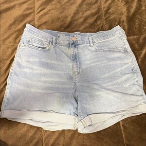 a.n.a Women's Light Blue Jean Shorts